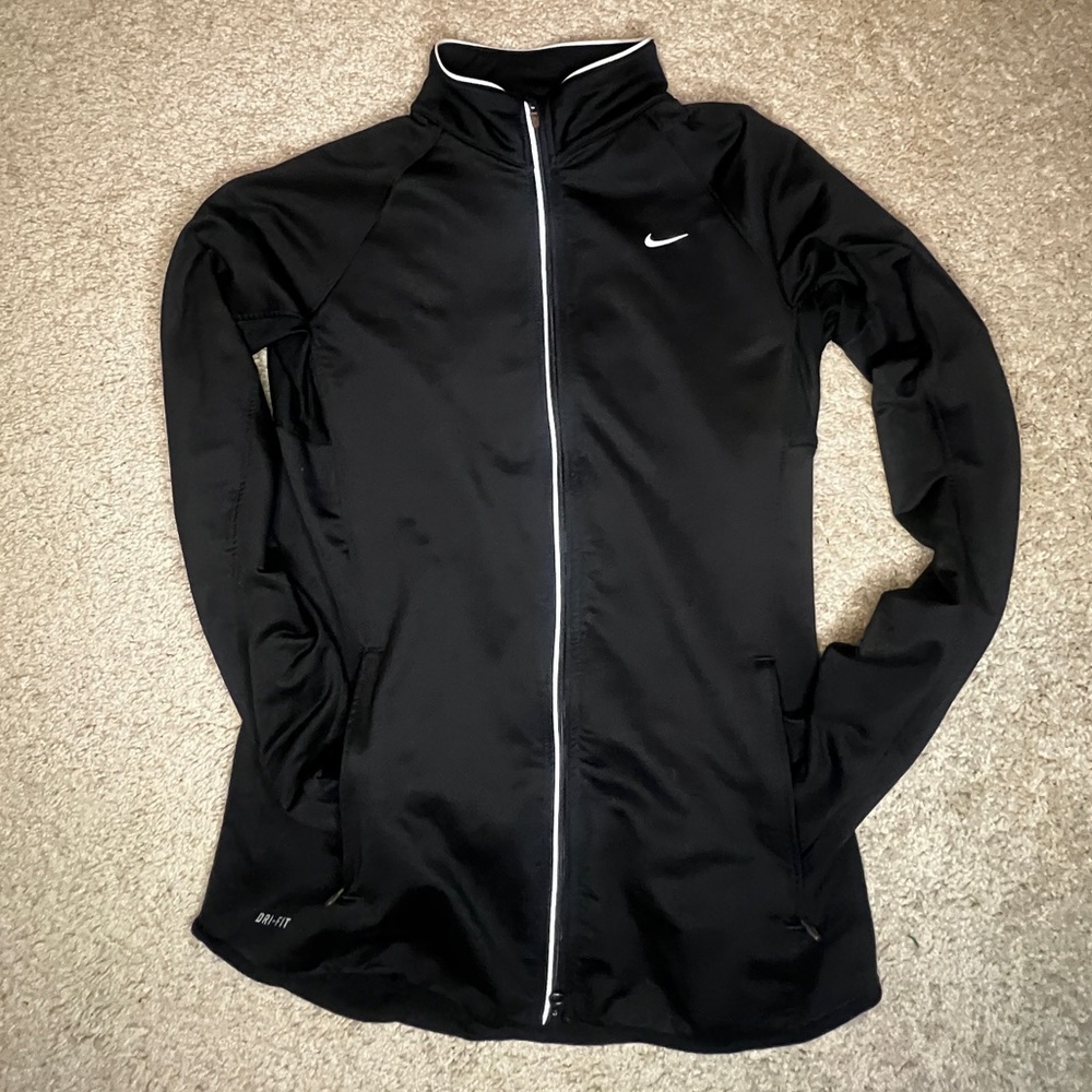 Nike Black and White Track Jacket